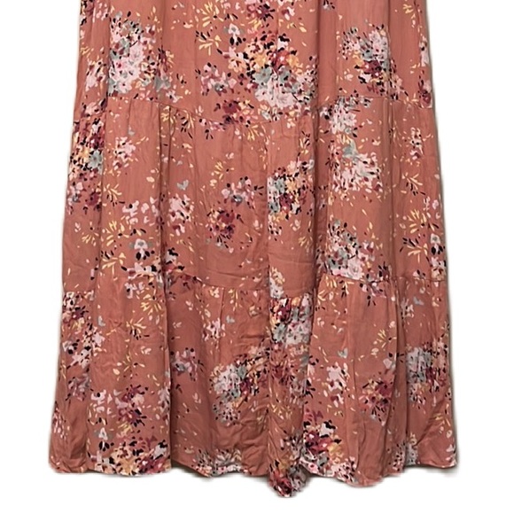 mm mm mm, Flirty Short Ruffle Sleeves, Floral, Ditsy Dress, Multi, Size XL - Picture 4 of 9